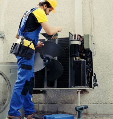 Annual hvac system routine cleaning